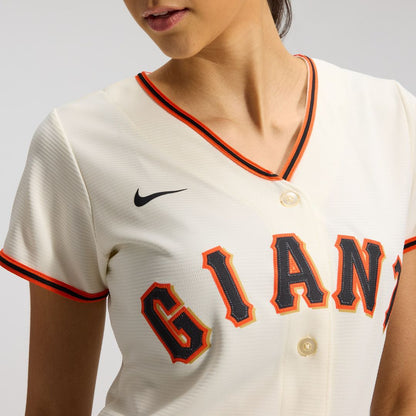 San Francisco Giants Nike Women's Home Replica Team Jersey - Cream MLB Team Jersey Baseball Fan Apparel