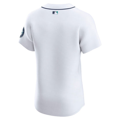 Seattle Mariners Nike Home Elite Jersey - White MLB Team Jersey Baseball Fan Apparel