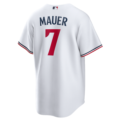 Minnesota Twins Joe Mauer Nike Home Retired Player Replica Jersey - White MLB Team Jersey Baseball Fan Apparel