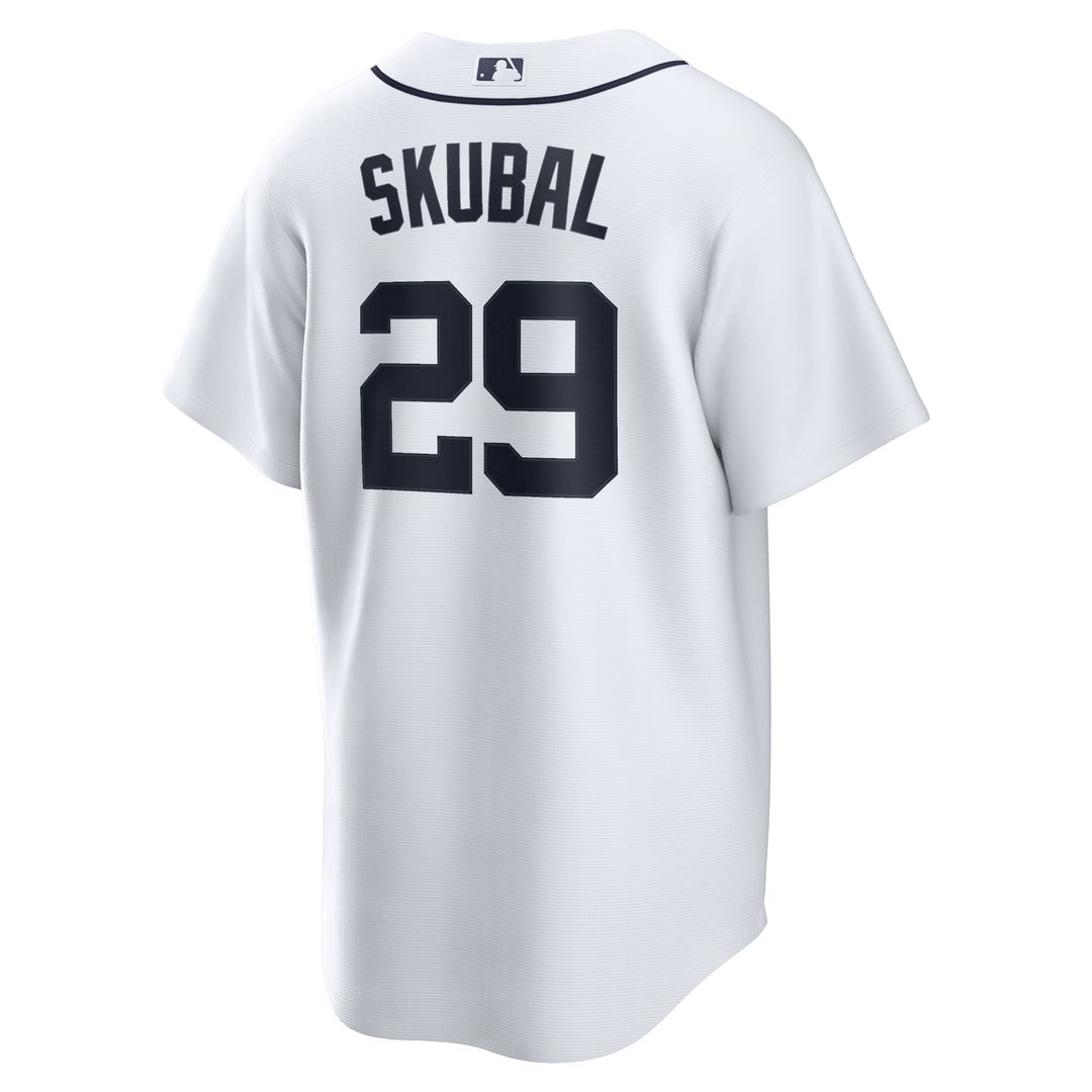 Detroit Tigers Tarik Skubal Nike Home Replica Jersey - White MLB Team Jersey Baseball Fan Apparel