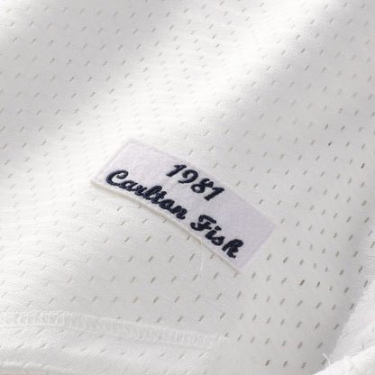 Chicago White Sox Carlton Fisk Mitchell & Ness Authentic Batting Practice Jersey - White MLB Team Jersey Baseball Fan Apparel
