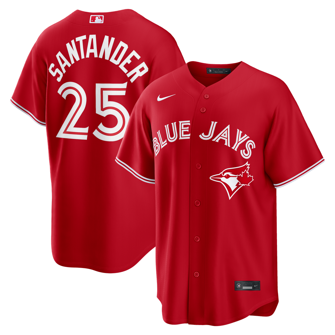 Toronto Blue Jays Anthony Santander Nike Canada Day Replica Jersey - Red MLB Team Jersey Baseball Fan Apparel