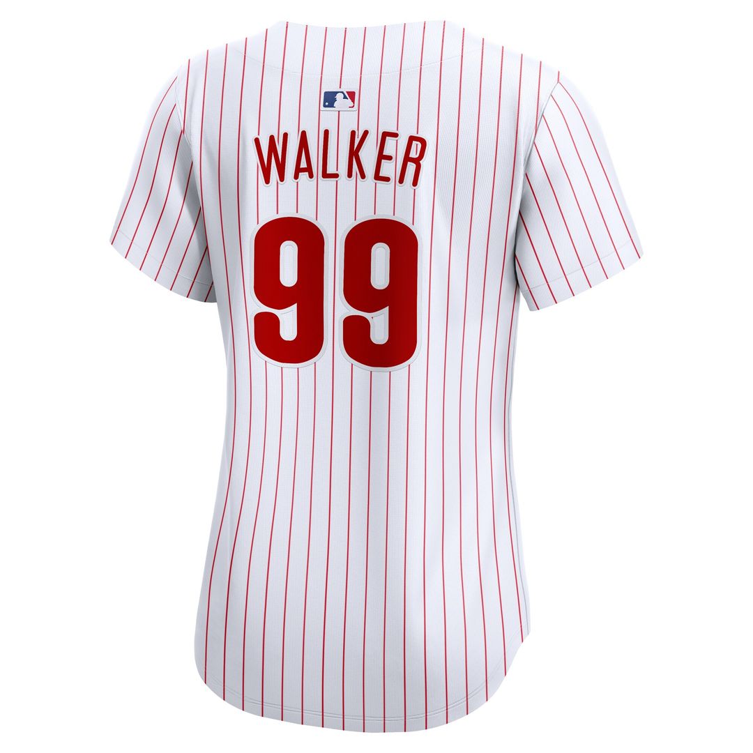 Philadelphia Phillies Taijuan Walker Nike Women's Home Limited Player Jersey - White MLB Team Jersey Baseball Fan Apparel