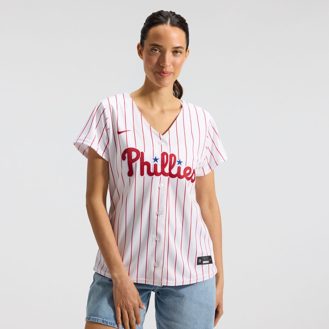 Philadelphia Phillies Nike Women's Home Replica Team Jersey - White MLB Team Jersey Baseball Fan Apparel