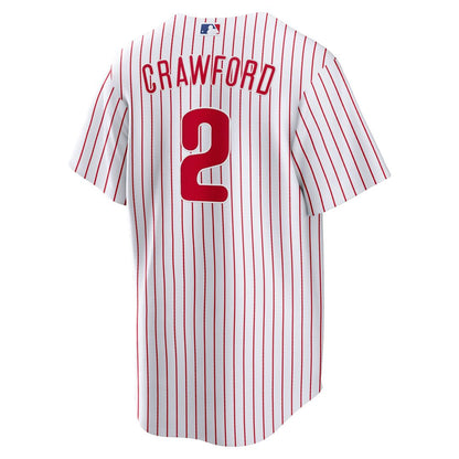 Philadelphia Phillies Justin Crawford Nike Home Replica Jersey - White MLB Team Jersey Baseball Fan Apparel