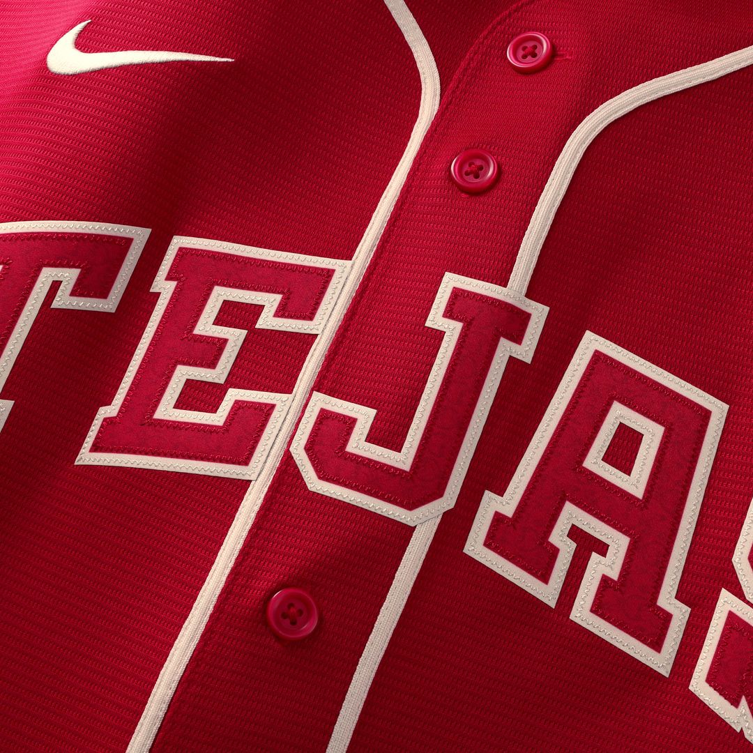 Texas Rangers Corey Seager Nike 2026 City Connect Stadium Jersey - Red MLB Team Jersey Baseball Fan Apparel