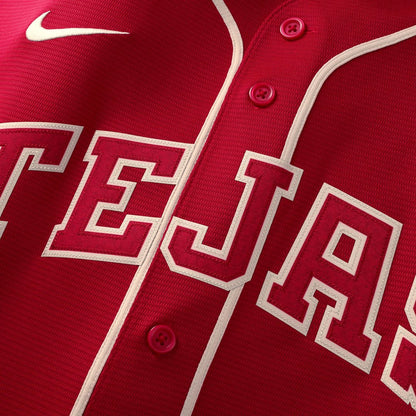 Texas Rangers Corey Seager Nike 2026 City Connect Stadium Jersey - Red MLB Team Jersey Baseball Fan Apparel