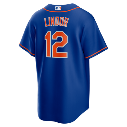 New York Mets Francisco Lindor Nike Alternate Replica Player Jersey - Royal MLB Team Jersey Baseball Fan Apparel