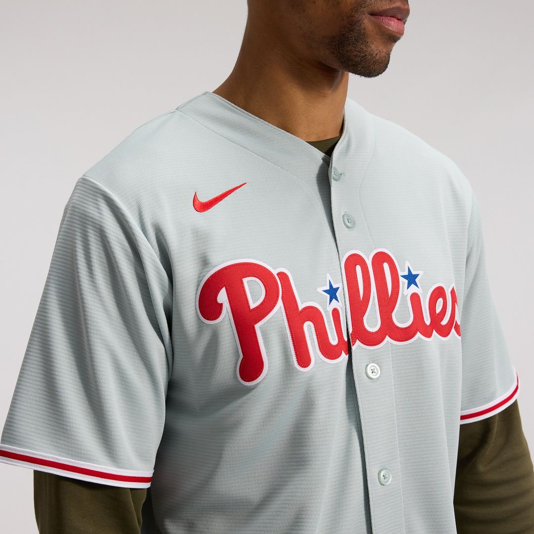 Philadelphia Phillies Bryce Harper Nike Road Replica Jersey - Gray MLB Team Jersey Baseball Fan Apparel
