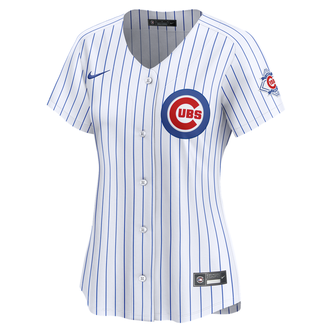 Chicago Cubs Pete Crow - Armstrong Nike Women's 150th Anniversary Limited Jersey - White MLB Team Jersey Baseball Fan Apparel