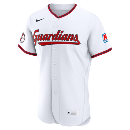 Cleveland Guardians Nike Home Authentic Jersey - White MLB Team Jersey Baseball Fan Apparel