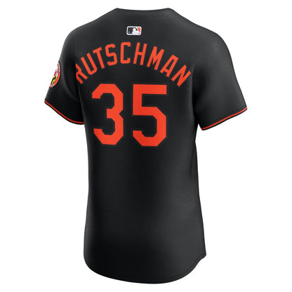 Baltimore Orioles Adley Rutschman Nike Alternate Elite Jersey - Black MLB Team Jersey Baseball Fan Apparel