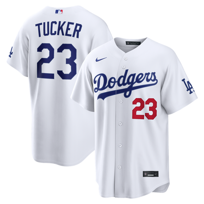 Los Angeles Dodgers Kyle Tucker Nike Home Stadium Jersey - White MLB Team Jersey Baseball Fan Apparel