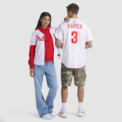 Philadelphia Phillies Bryce Harper Nike Women's Home Limited Player Jersey - White MLB Team Jersey Baseball Fan Apparel