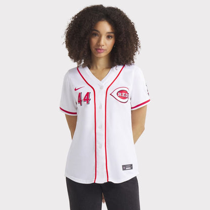 Cincinnati Reds Elly De La Cruz Nike Women's Home Limited Player Jersey - White MLB Team Jersey Baseball Fan Apparel