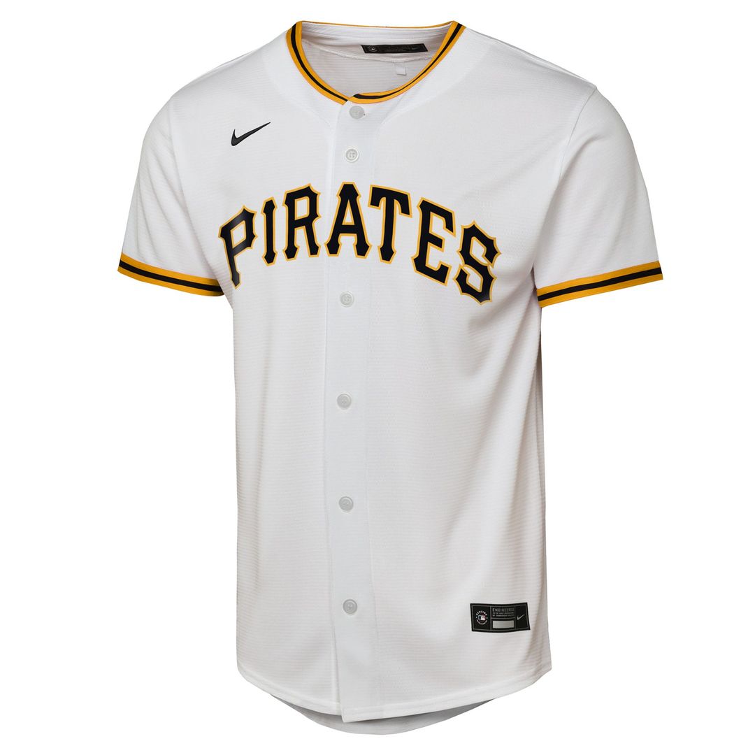 Pittsburgh Pirates Paul Skenes Nike Youth Home Replica Player Jersey - White MLB Team Jersey Baseball Fan Apparel