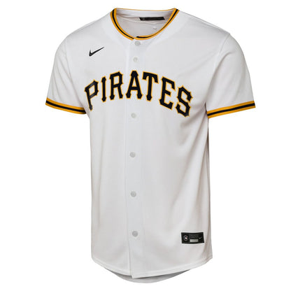 Pittsburgh Pirates Paul Skenes Nike Youth Home Replica Player Jersey - White MLB Team Jersey Baseball Fan Apparel