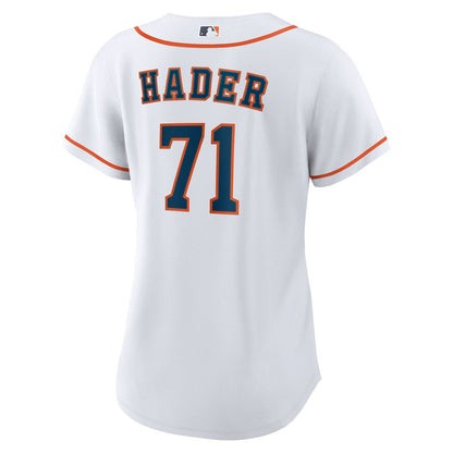 Houston Astros Josh Hader Nike Women's Home Replica Jersey - White MLB Team Jersey Baseball Fan Apparel