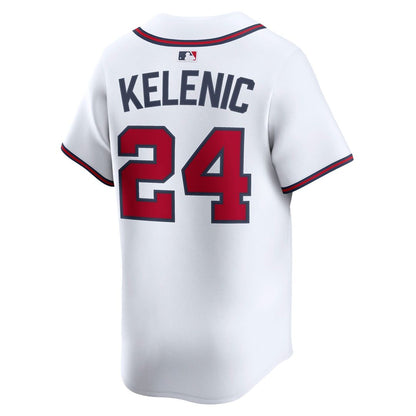 Atlanta Braves Jarred Kelenic Nike Home Limited Player Jersey - White MLB Team Jersey Baseball Fan Apparel