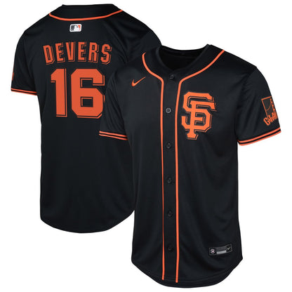 San Francisco Giants Rafael Devers Nike Youth Limited Jersey - Black MLB Team Jersey Baseball Fan Apparel