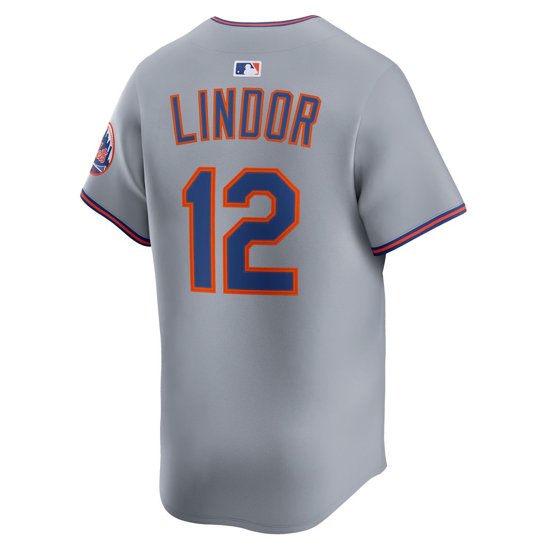 New York Mets Francisco Lindor Nike Home Limited Jersey - White MLB Team Jersey Baseball Fan Apparel
