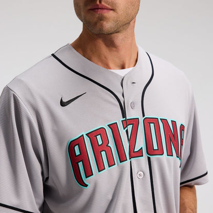 Arizona Diamondbacks Corbin Carroll Nike Road Replica Jersey - Gray MLB Team Jersey Baseball Fan Apparel