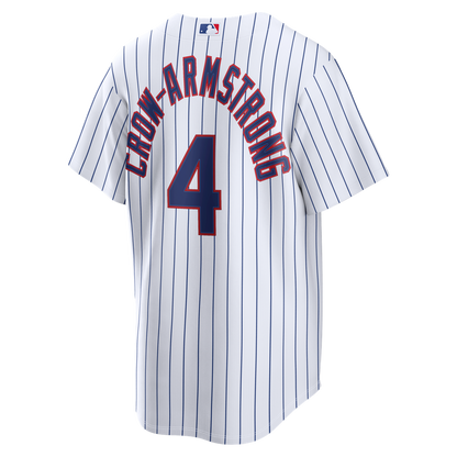 Chicago Cubs Pete Crow - Armstrong Nike Home Replica Jersey - White MLB Team Jersey Baseball Fan Apparel