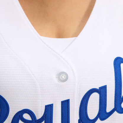 Kansas City Royals Nike Women's Home Replica Team Jersey - White MLB Team Jersey Baseball Fan Apparel