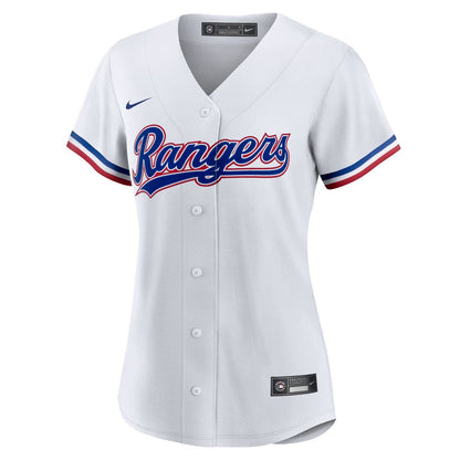 Texas Rangers Josh Jung Nike Women's Home Replica Jersey - White MLB Team Jersey Baseball Fan Apparel