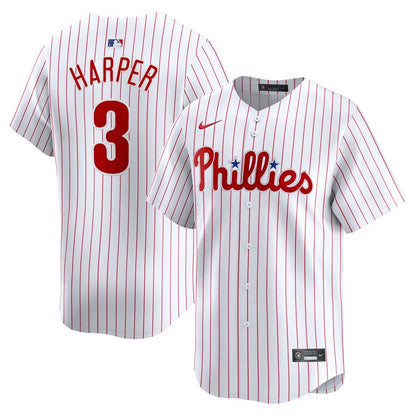 Philadelphia Phillies Bryce Harper Nike Youth Home Limited Player Jersey - White MLB Team Jersey Baseball Fan Apparel