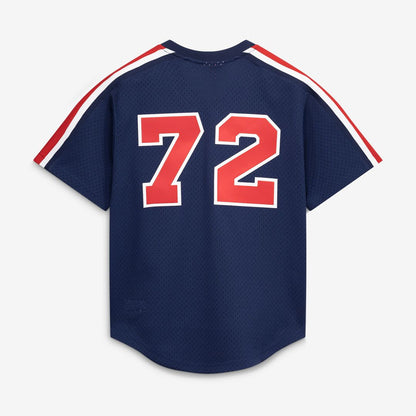 Chicago White Sox Carlton Fisk Mitchell & Ness Authentic Batting Practice Jersey - Navy MLB Team Jersey Baseball Fan Apparel