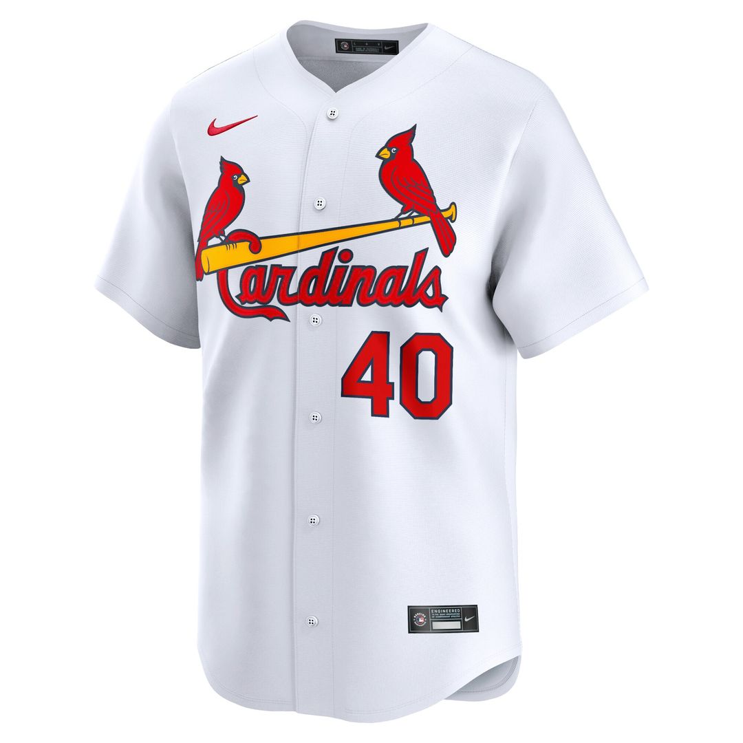 St. Louis Cardinals Willson Contreras Nike Home Limited Player Jersey - White MLB Team Jersey Baseball Fan Apparel