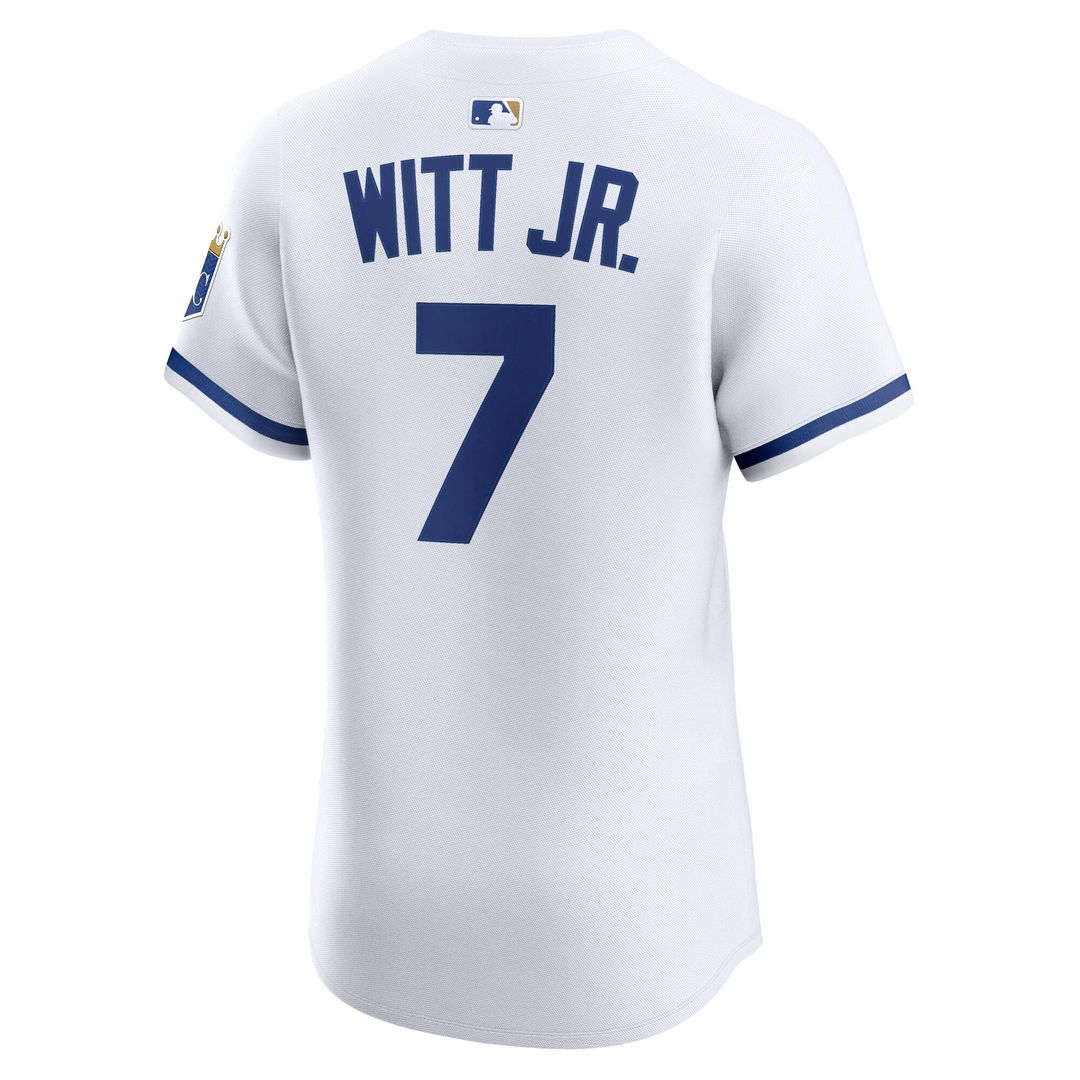 Kansas City Royals Bobby Witt Jr. Nike Alternate 2 Elite Player Jersey - Royal MLB Team Jersey Baseball Fan Apparel