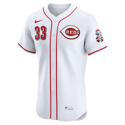 Cincinnati Reds Christian Encarnacion - Strand Nike Home Elite Jersey - White MLB Team Jersey Baseball Fan Apparel