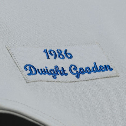 New York Mets Dwight Gooden Mitchell & Ness 1986 Authentic Jersey - White MLB Team Jersey Baseball Fan Apparel