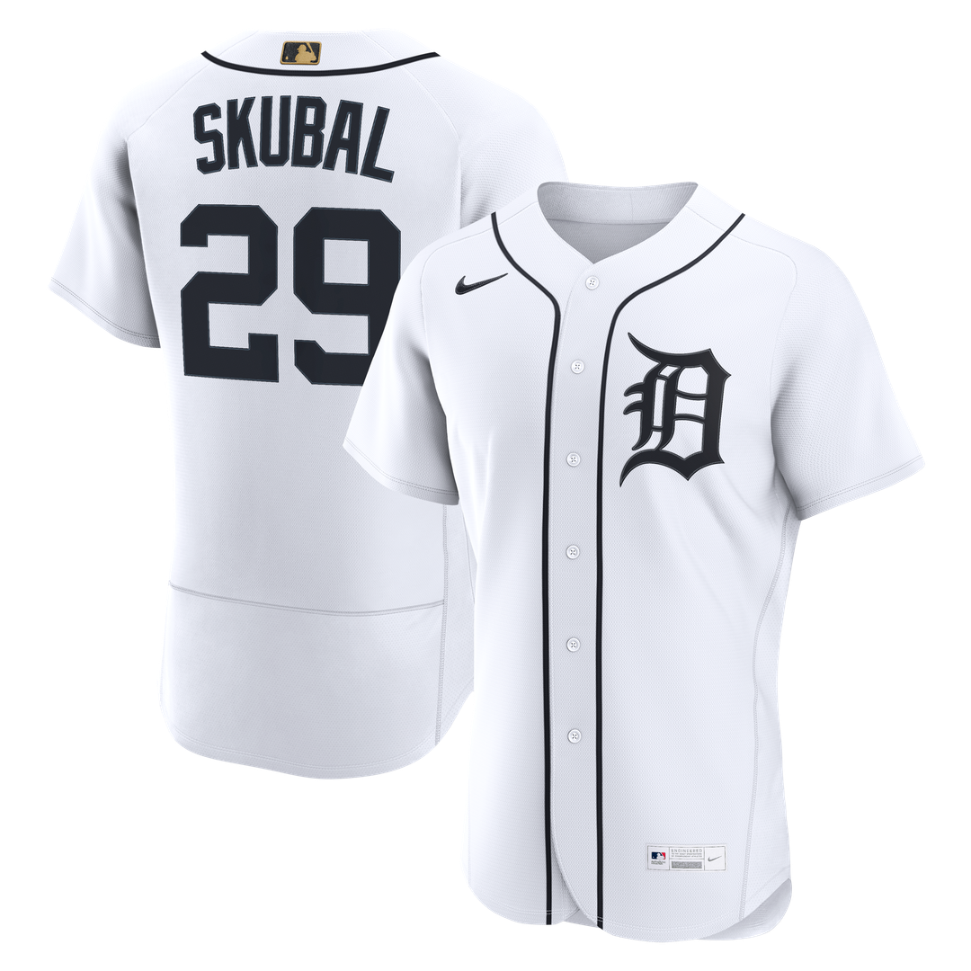 Detroit Tigers Tarik Skubal Nike MLB Awards Authentic Jersey - White MLB Team Jersey Baseball Fan Apparel