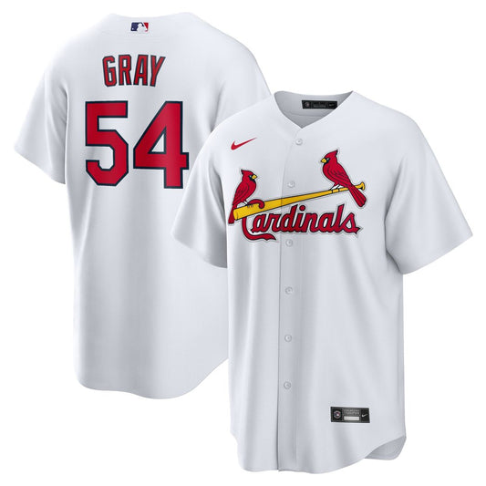 St. Louis Cardinals Sonny Gray Nike Home Replica Jersey - White MLB Team Jersey Baseball Fan Apparel