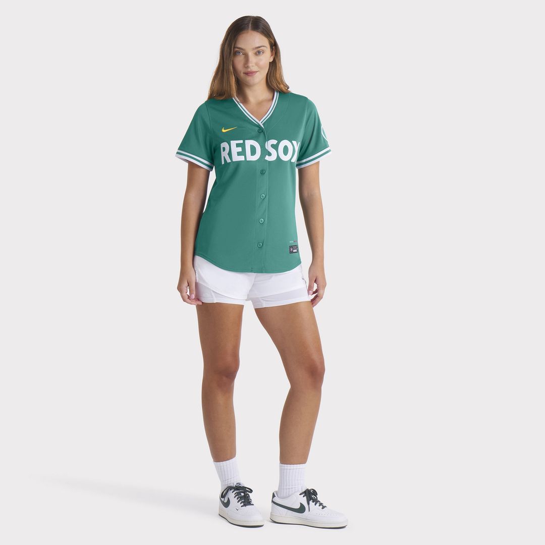 Boston Red Sox Nike Women's 2025 City Connect Limited Jersey - Green MLB Team Jersey Baseball Fan Apparel