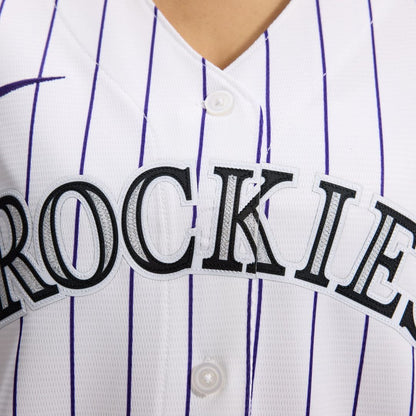 Colorado Rockies Nike Women's Home Replica Team Jersey - White MLB Team Jersey Baseball Fan Apparel
