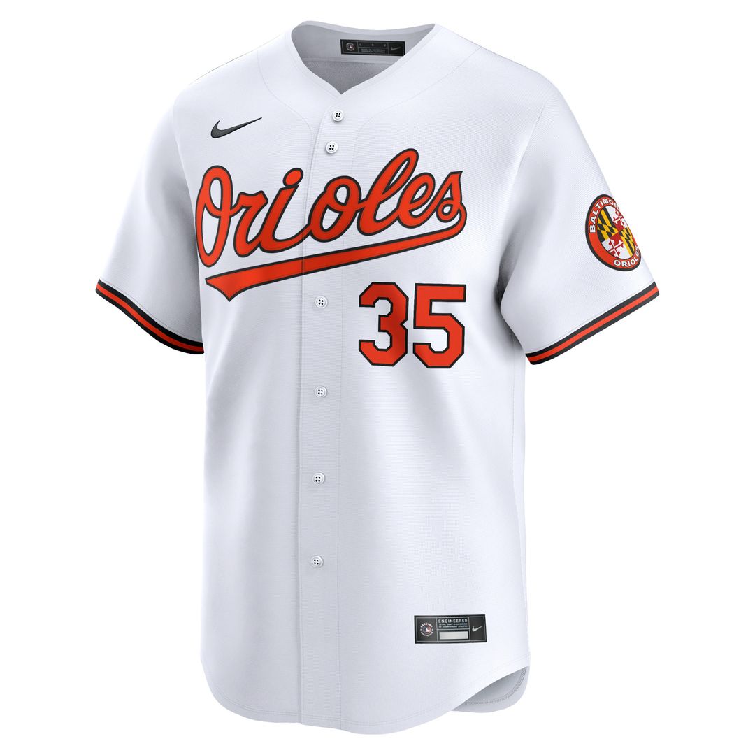 Baltimore Orioles Adley Rutschman Nike Home Limited Player Jersey - White MLB Team Jersey Baseball Fan Apparel