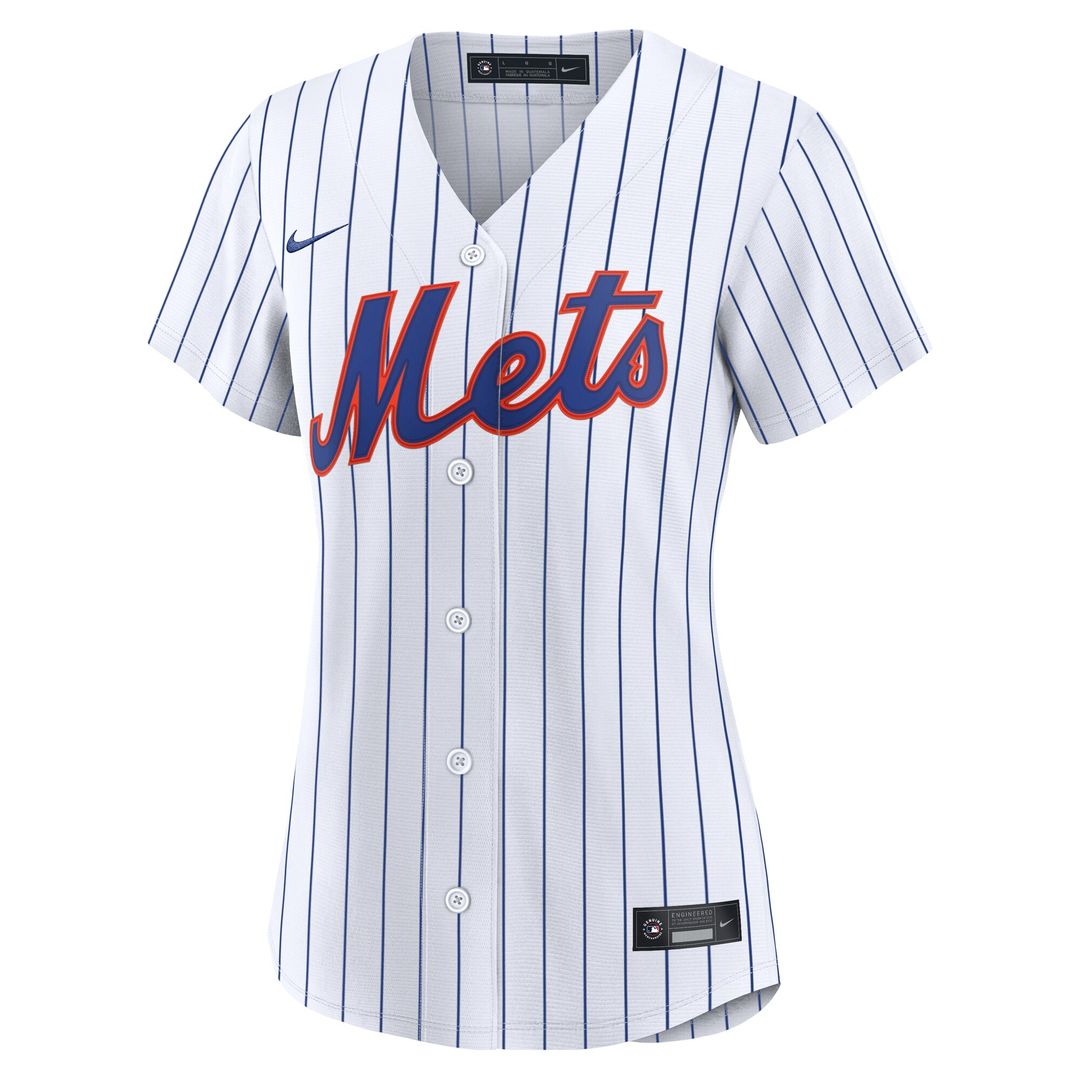 New York Mets Francisco Lindor Nike Women's Home Replica Jersey - White MLB Team Jersey Baseball Fan Apparel