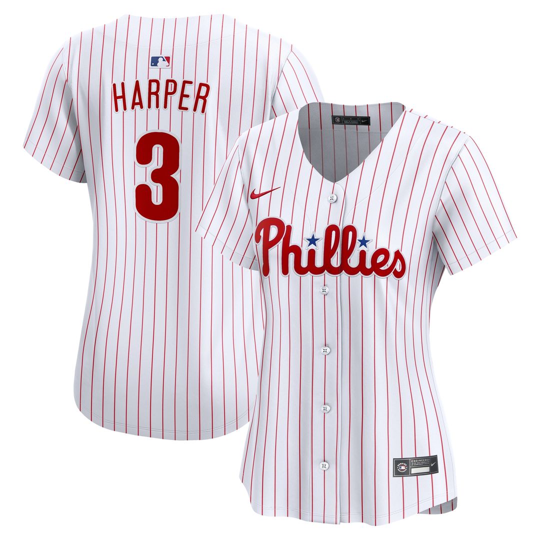 Philadelphia Phillies Bryce Harper Nike Women's Alternate Limited Player Jersey - Light Blue MLB Team Jersey Baseball Fan Apparel