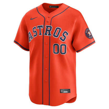 Houston Astros Nike Home Limited Custom Jersey - White MLB Team Jersey Baseball Fan Apparel