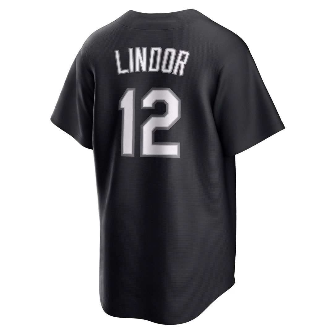 New York Mets Francisco Lindor Nike Replica Player Jersey - Black MLB Team Jersey Baseball Fan Apparel