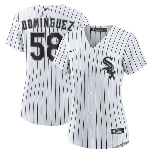 Chicago White Sox Seranthony Domínguez Nike Women's Home Replica Jersey - White MLB Team Jersey Baseball Fan Apparel