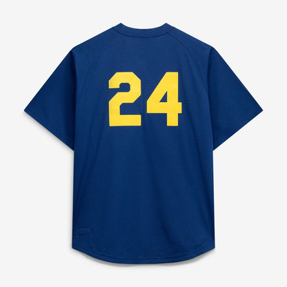 Seattle Mariners Ken Griffey Jr. Mitchell & Ness Big & Tall Cooperstown Mesh Batting Practice Jersey - Royal MLB Team Jersey Baseball Fan Apparel