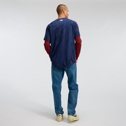 Cleveland Guardians Nike City Connect Limited Jersey - Navy MLB Team Jersey Baseball Fan Apparel