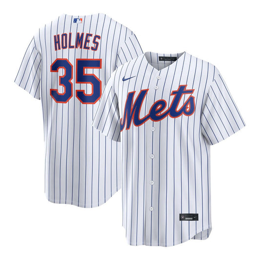 New York Mets Clay Holmes Nike Home Replica Jersey - White MLB Team Jersey Baseball Fan Apparel