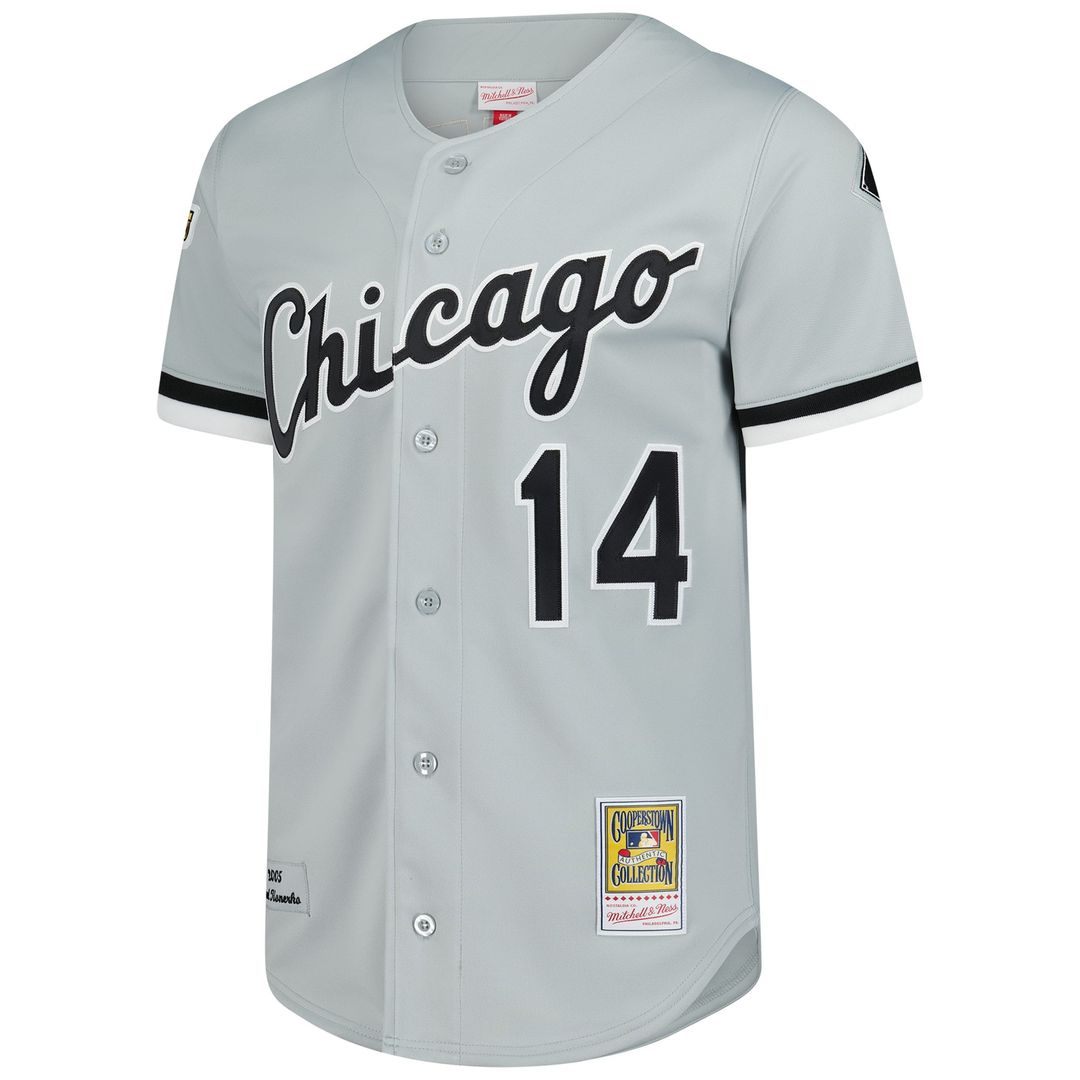 Chicago White Sox Paul Konerko Mitchell & Ness 2005 Cooperstown Authentic Jersey - Gray MLB Team Jersey Baseball Fan Apparel