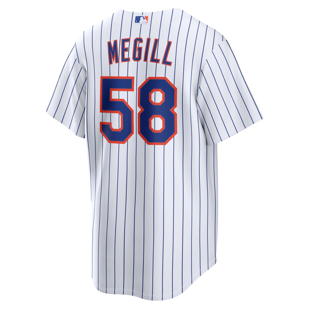 New York Mets Tylor Megill Nike Home Replica Jersey - White MLB Team Jersey Baseball Fan Apparel